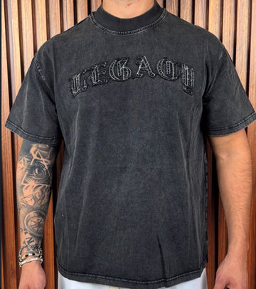 T-shirt Grey washed