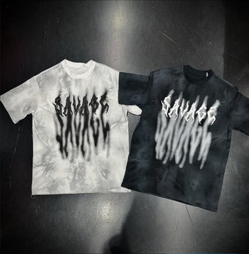 T shirt stampa slavata savage