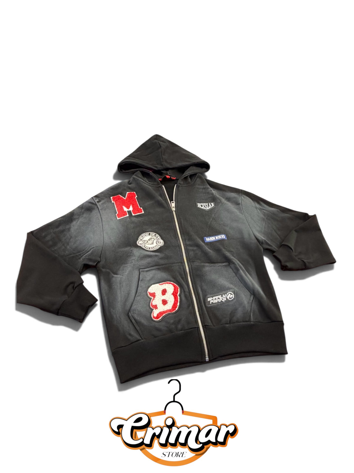 Felpa Hoodie Zip Bunker America Uomo