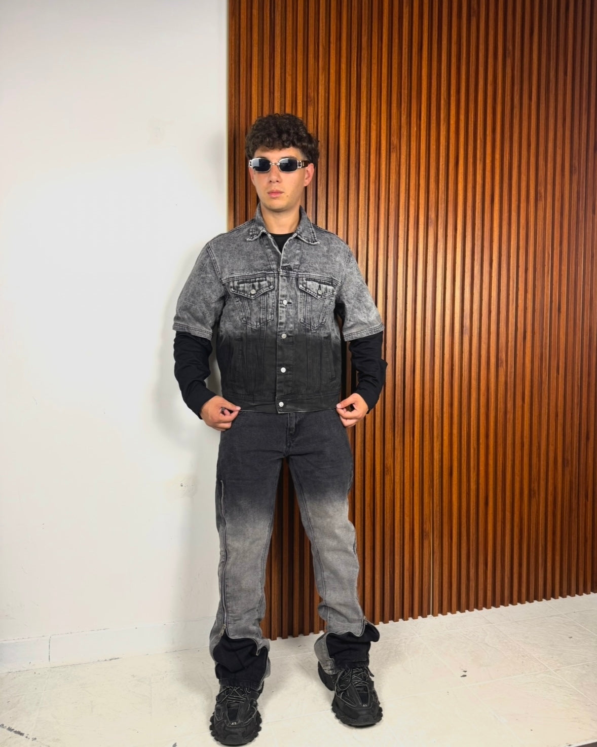 Giacca di Jeans Degradè