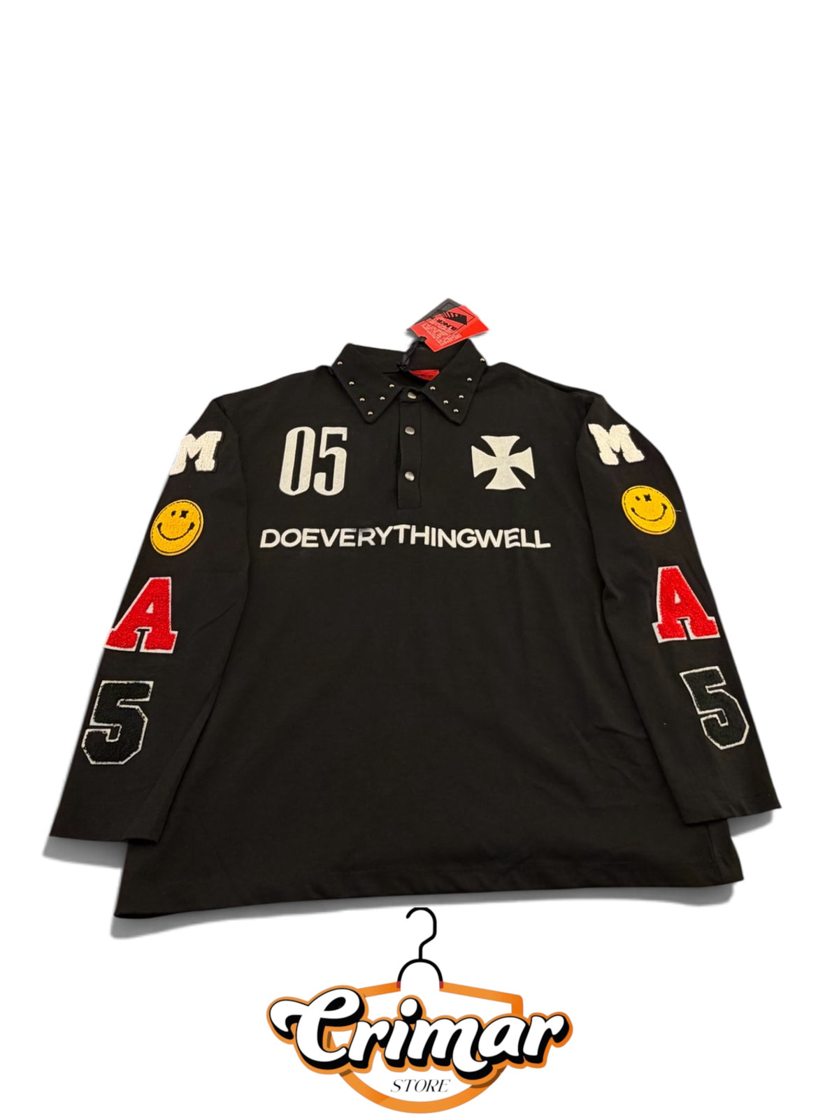 Polo longsleeve BUNKER patch junior