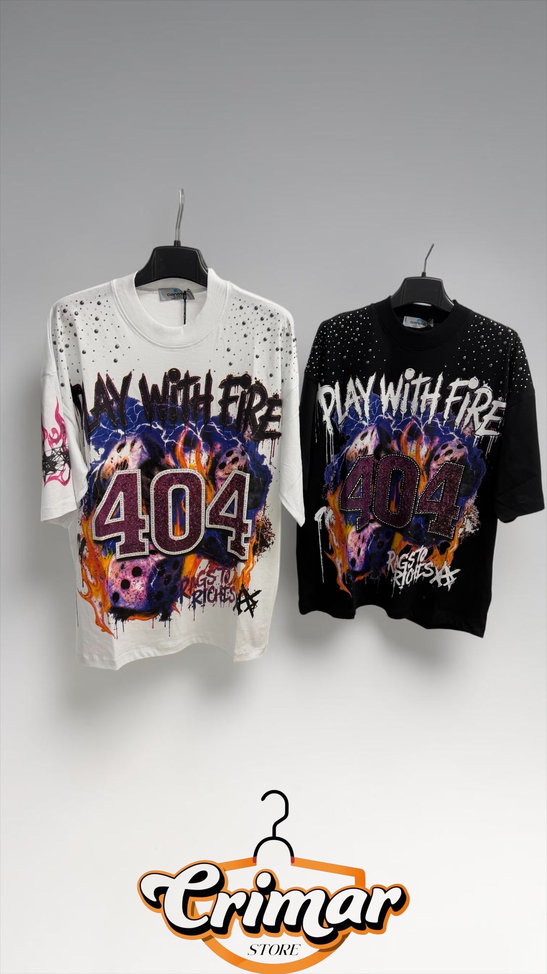 T-shirt cianotic fire