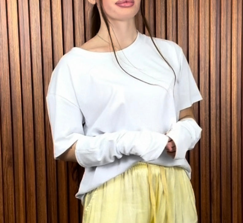 Shirt Over con Manicotti rimovibili